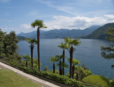 Looking across Lake Como towards Bellagio