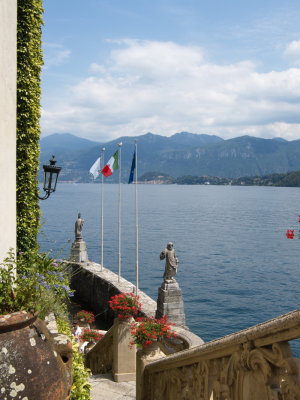 Villa Balbianello - steps leading down to the boat house