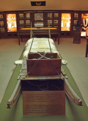 Villa Balbianello - sleigh used by Guido Monzino on his Himalayan expedition to climb Mount Everest