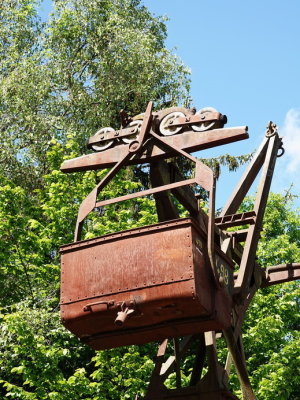 Rusty iron ore buggy