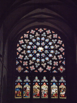 Cathdrale Saint Paul-Aurlien - Rose du transept sud