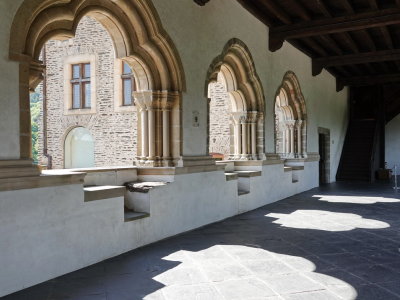 Vianden castle - the splendid banqueting hall