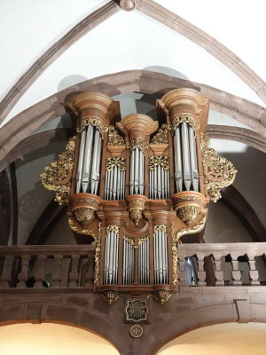Vianden - Eglise des Trinitaires - orgue construit en 1693