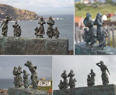 Memorial to the 189 fishermen who lost their lives at sea in a violent storm on 14th October 1881