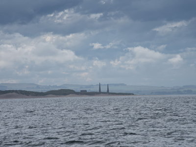 Navigational beacons at Holy Island