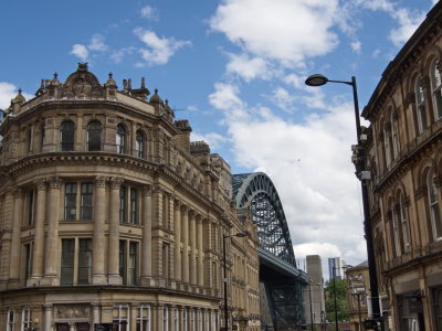 The Tyne Bridge linking Newcastle with Gateshead