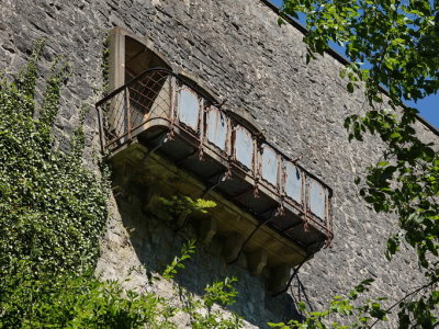 Medieval Castle - balcony in need of attention