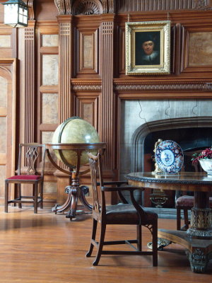 Bamburgh Castle - the Great Hall - detail