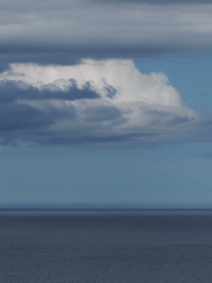 Clouds gathering over the North Sea