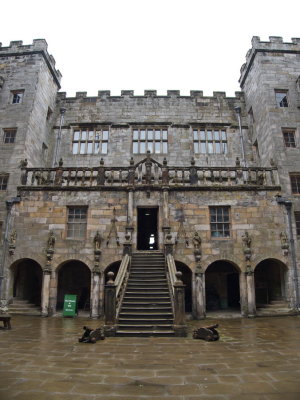 Chillingham Castle - inner courtyard
