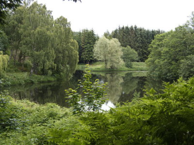 Chillingham Castle - the lake