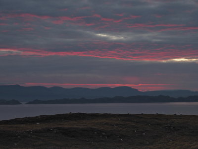 Nightfall over the Isle of Rona