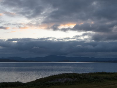 Fading light over the Isles of Raasay and Rona