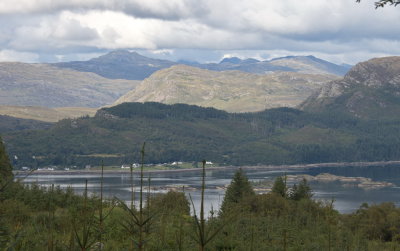 Loch Carron with the Applecross range
