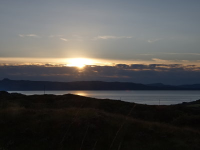Sunset over Raasay