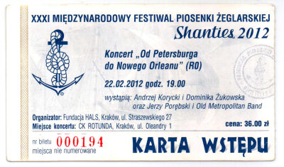 bilety festiwalowe