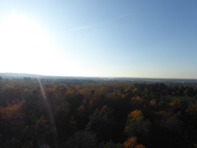Uitzicht vanaf uitkijktoren Besthmener berg