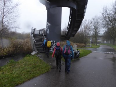 Nesciobrug over het Amsterdam-Rijnkanaal .