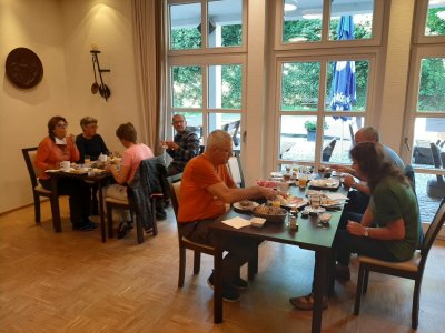 Ontbijt in ons hotel Schaumburg, Schaumburger Ritter.