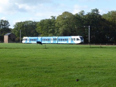 Trein van de blauwe lijn(Blauwnet) Zwolle - Emmen