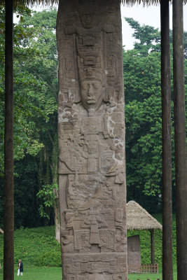 Stela E, 7.25m tall, highest in Maya world