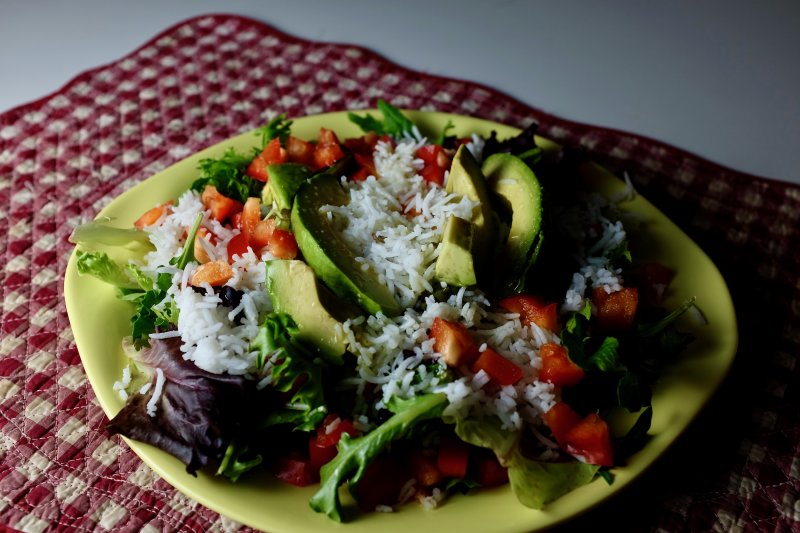 Avocado and Cold Rice Salad