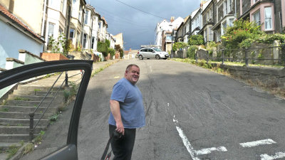 steepest road in the UK