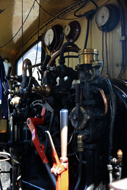 Kent & East Sussex Railway  1638  Pannier Tank Engine cab