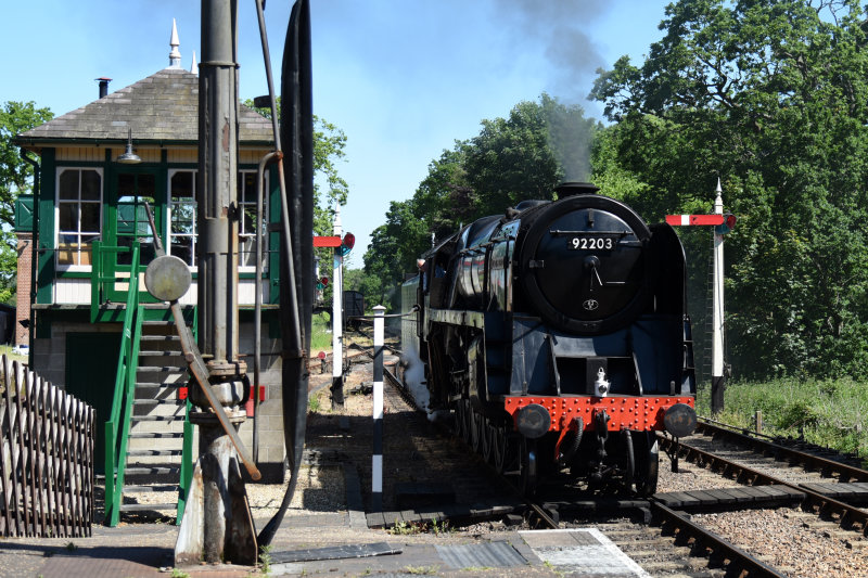 Black Prince entering Holt Station