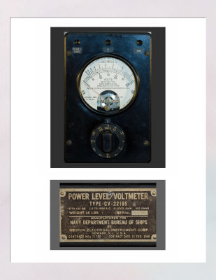 Navy Weston Electric Model 695  Power Level/ Voltmeter 