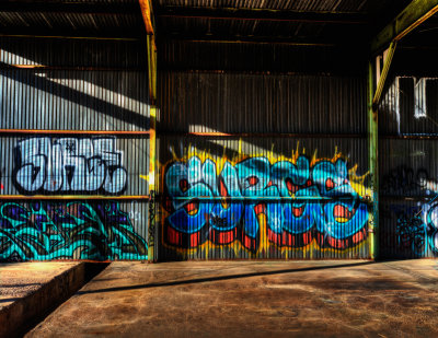 Old Warehouse Grafitti #1