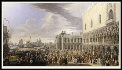 The Arrival of the 4th Earl of Manchester in Venice, 22nd September 1707