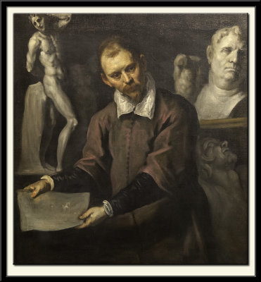 Portrait of an Artist (possibly Antonio Vassilacchi), around 1600
