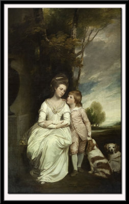Anne, Countess Albemarle and Her Son, 1777-9
