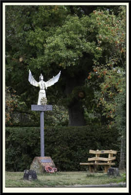 Blythburgh War Memorial and Village sign