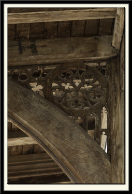 Carved Roof Timbers