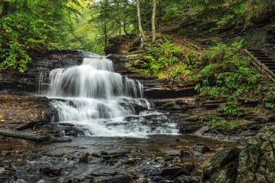Waterfalls of Ricketts Glen State Park, PA  USA