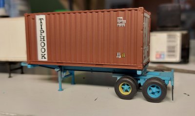 Athearn Chassis, Container, Pritned Wheels