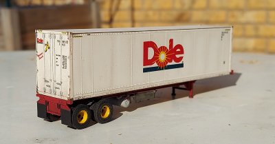 Dole Container on Chassis