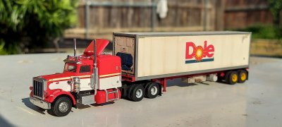 Dole Container on Chassis