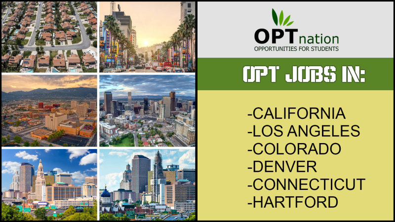Jobs on OPT in California Los Angeles Colorado Denver Connecticut & Hartford.jpg