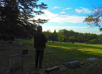 Morning at the Cemetery