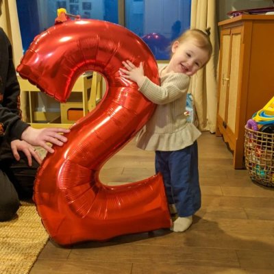 Second Birthday Number