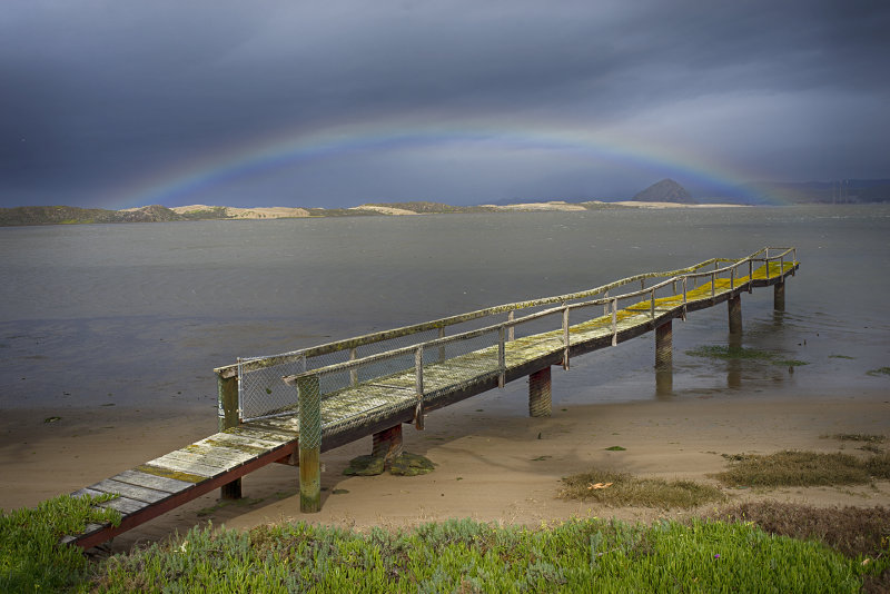 Rainbow Over Morro Bay