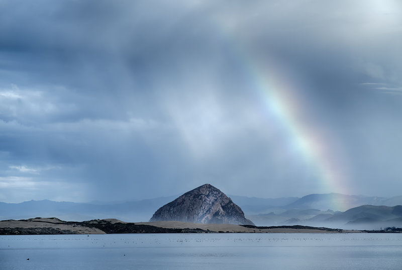Rainbows Over Morro Rock