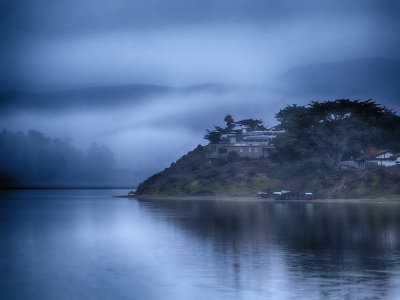 House on the Bay in Blue - Los Osos, California