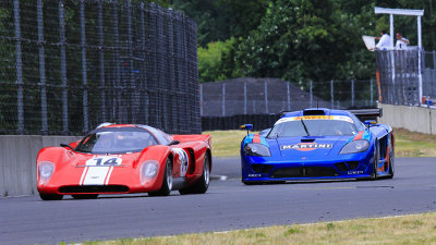 #14, 1970 Chevron B-16 and a Saleen S7R