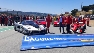 The participants of the Ferrari Challenge and Clientel