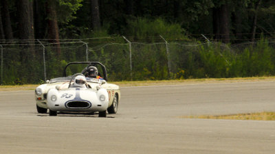 Note how big the MG B is compared to the Cooper Bobtail