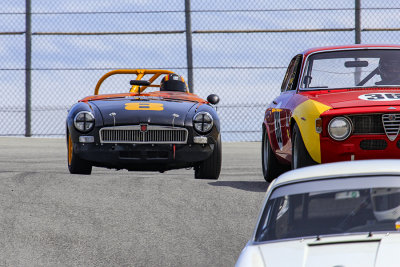 Heading for the roller coaster ride down the Corkscrew at Laguna